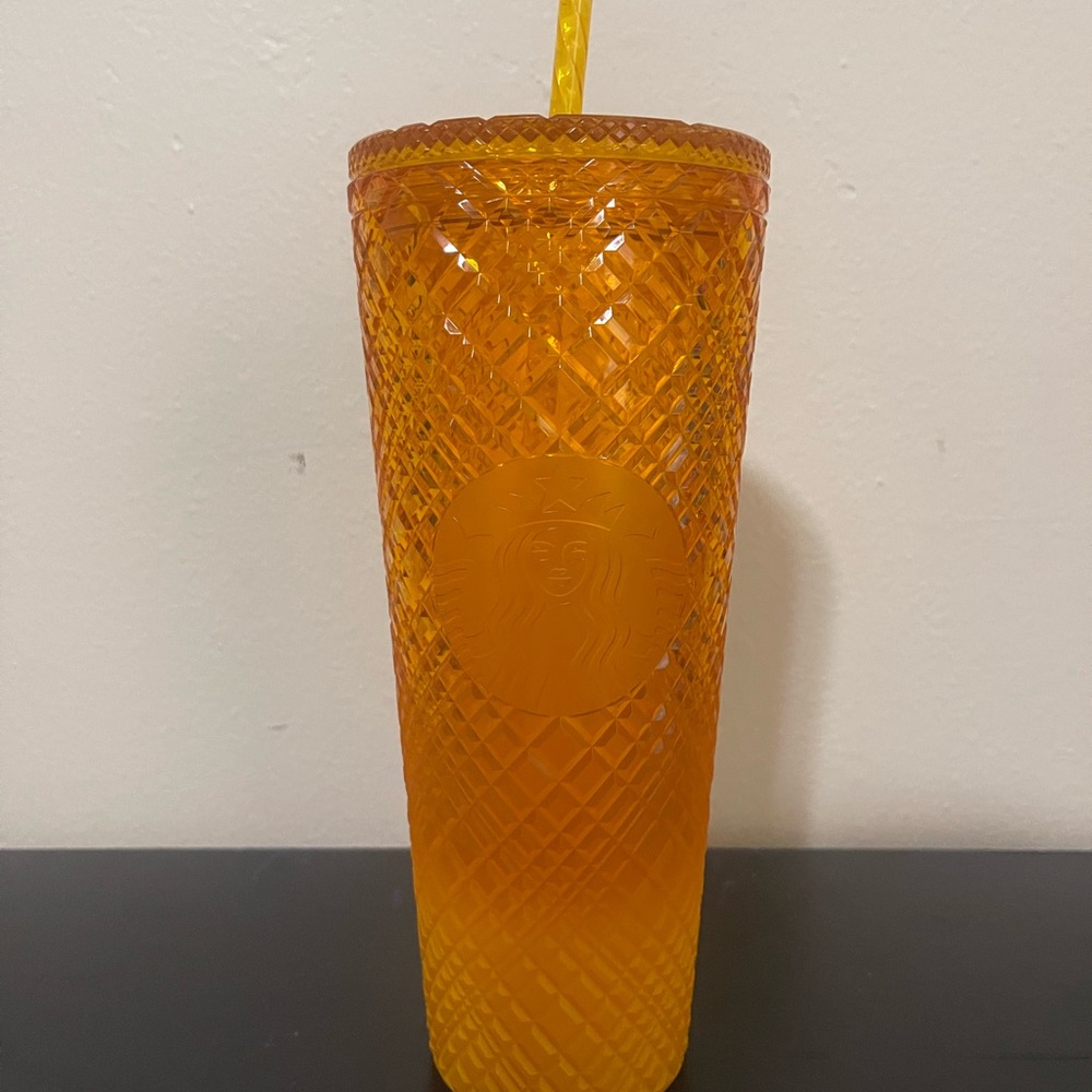 Starbucks orange tumbler